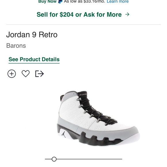 Jordan 9 Retro
Barons - Picture 6 of 9